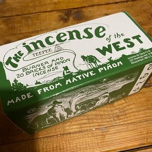 BNIB Teepee Incense with incense bricks